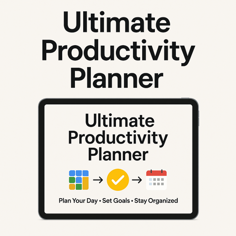 Ultimate Productivity Planner